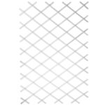 Nature Tuinlatwerk 50x150 cm PVC wit 6040701