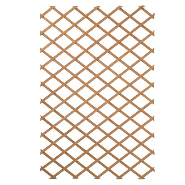 Nature Latwerk voor tuin 100x200 cm natuurlijk hout 6041703