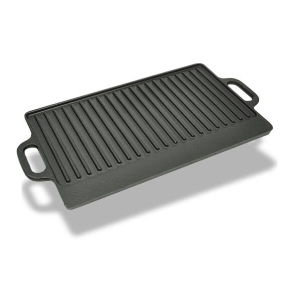 Provira Grillplaat dubbelzijdig 50x23 cm gietijzer