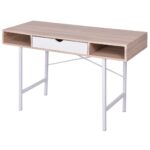 Provira bureau met 1 lade eiken en wit