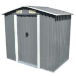 Provira Tuinberging 204x132x186 cm metaal grijs