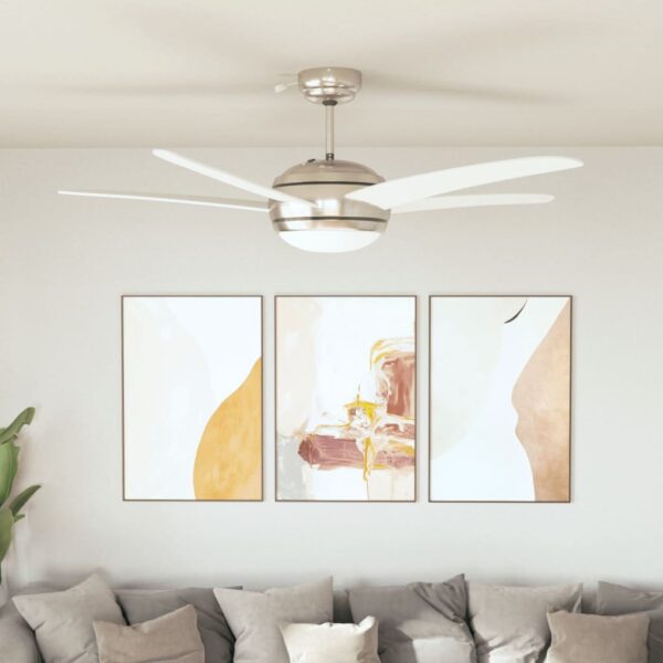 Provira Plafondventilator met lamp 128 cm wit