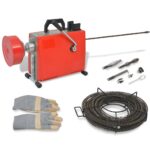 Provira Leidingreinigingsmachine 250 W 15 m x 16 mm 4,5 m x 9,5 mm