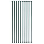 Provira Tuinpalen 1 m metaal groen 10 st
