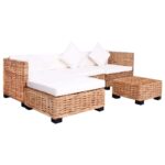 Provira Loungeset natuurlijk rattan 14-delig