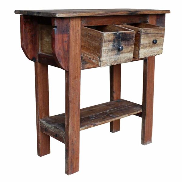 Provira Wandtafel 80x35x80 cm gemengd gerecycled hout