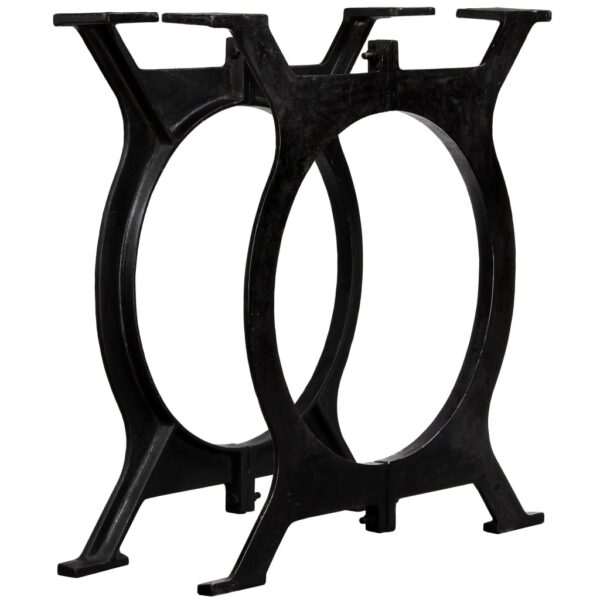 Provira Eettafelpoten 2 st O-frame gietijzer