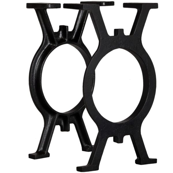 Provira Bankpoten 2 st O-frame gietijzer