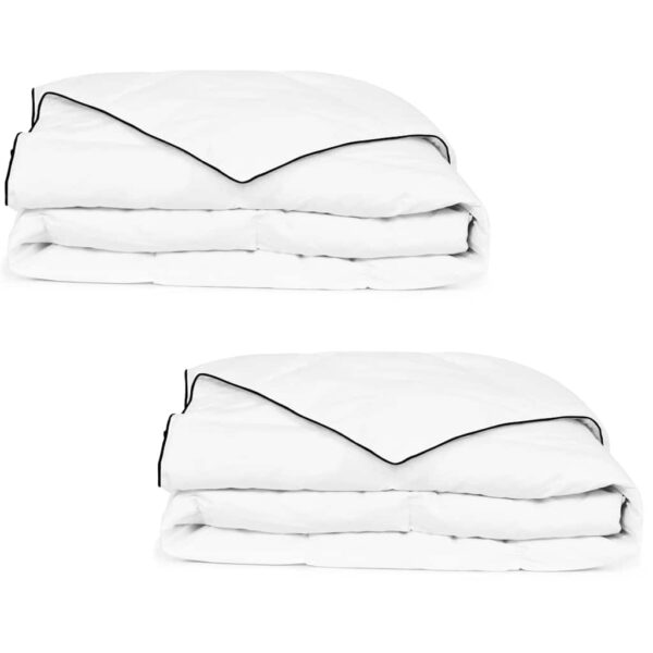 Provira Winterdekbedden 2 st 150x200 cm dons