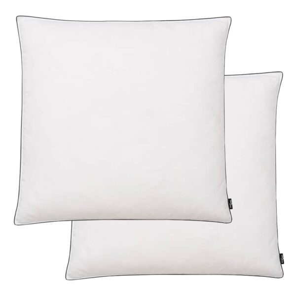 Provira Kussens 2 st licht 80x80 cm dons-/verenvulling wit
