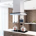 Provira Eilandafzuigkap 756 m³/u LED 90 cm roestvrij staal