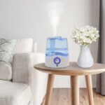 Provira Ultrasone bevochtiger met koele mist en nachtlamp 6 L 300 ml/u