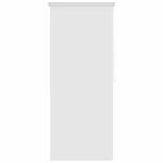 Provira Rolgordijn voor douche 100x240 cm wit
