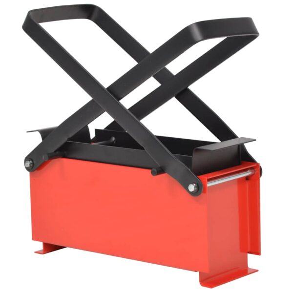 Provira Brikettenpers voor papier 34x14x14 cm staal zwart en rood