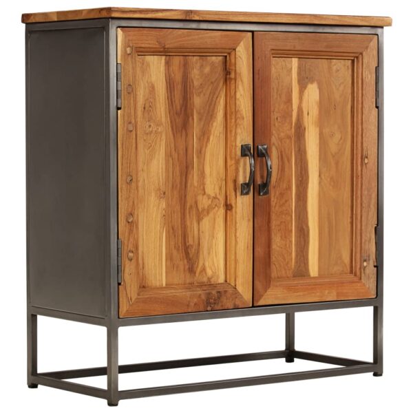 Provira Dressoir 65x30x70 cm gerecycled teakhout en staal