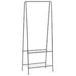 Provira Kledingrek 59x35x150 cm zwart