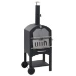 Provira Pizzaoven op houtskool met terracotta pizzasteen