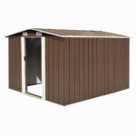 Provira Tuinschuur 257x298x178 cm metaal bruin