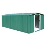 Provira Tuinschuur 257x489x181 cm metaal groen
