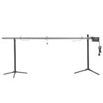 Provira Automatische barbecue met motor 207x45x81 cm roestvrij staal