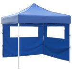 Provira Vouwtent met 2 wanden 3x3 m blauw