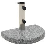 Provira Parasolvoet gebogen 10 kg graniet grijs