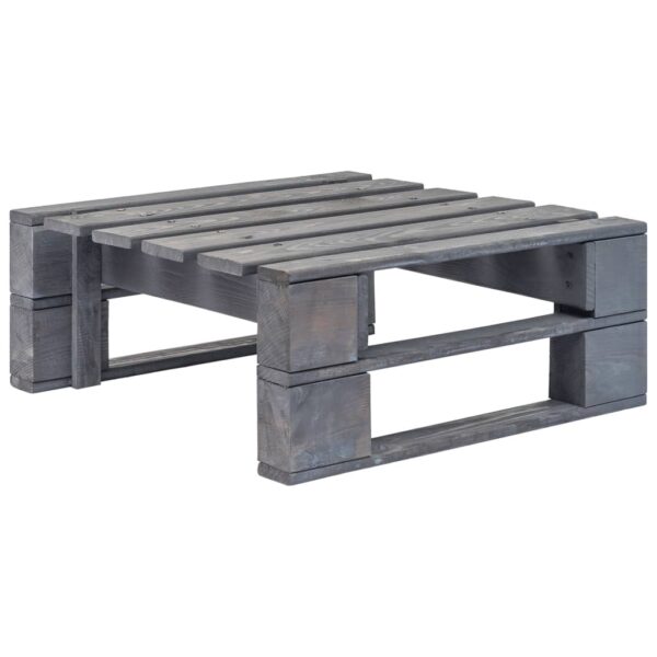 Provira Tuinhocker pallet hout grijs