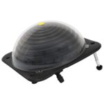 Provira Zwembadverwarming solar 75x75x36 cm HDPE aluminium