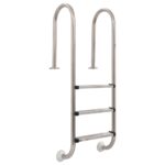 Provira Zwembadladder met 3 sporten 120 cm roestvrij staal 304