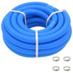 Provira Zwembadslang met klemmen 38 mm 12 m blauw