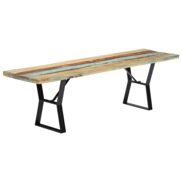 Provira Bankje 160 cm massief gerecycled hout