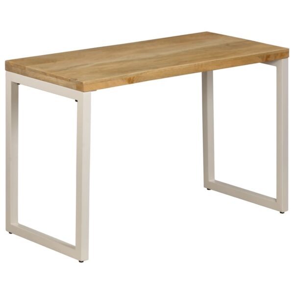 Provira Eettafel 115x55x76 cm massief mangohout en staal