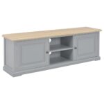 Provira Tv-meubel 120x30x40 cm hout grijs