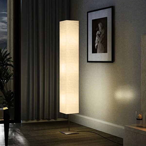 Provira Vloerlamp met stalen standaard 170 cm beige
