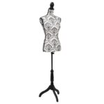 Provira Etalagepop torso vrouw zwart wit