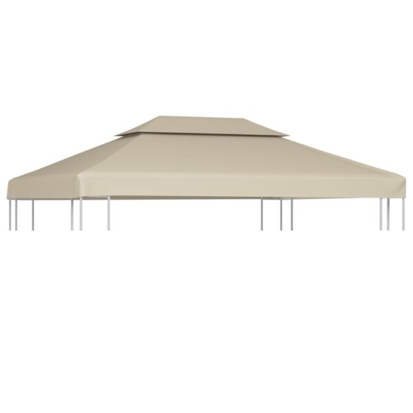 Provira Vervangend tentdoek prieel 310 g/m² 3x4 m beige