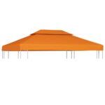 Provira Vervangend tentdoek prieel 310 g/m² 3x4 m oranje