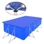 Provira Zwembadhoes rechthoekig 90 g/m² 394x207 cm PE