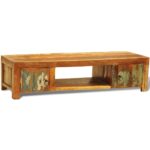 Provira Tv-meubel met 2 deuren vintage stijl gerecycled hout