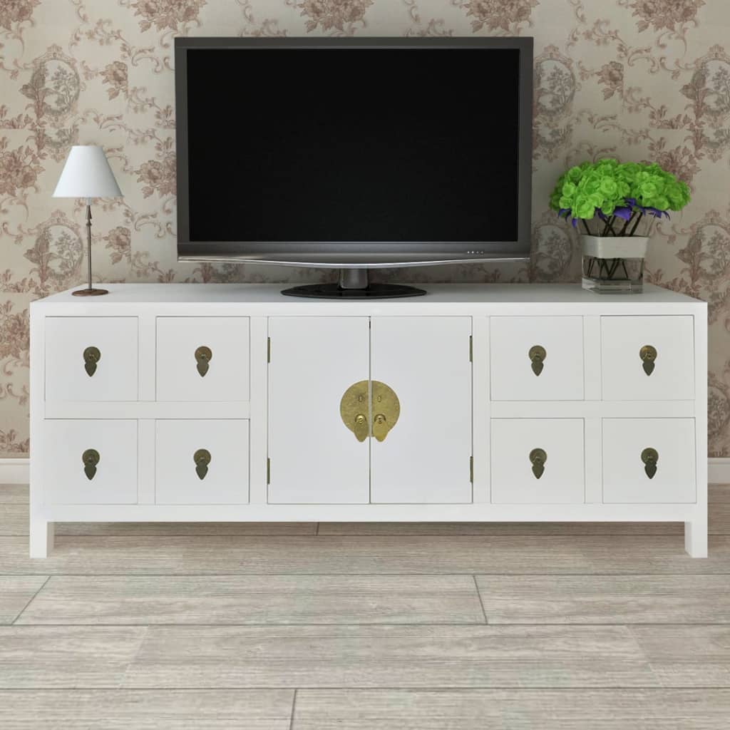 8718475926405_m_en_hd_1 Provira Dressoir met 8 lades en 2 deuren Aziatische stijl hout - Image 1