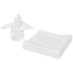 Servetten wit 25 stuks 50 x 50 cm