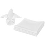 Servetten wit 50 stuks 50 x 50 cm