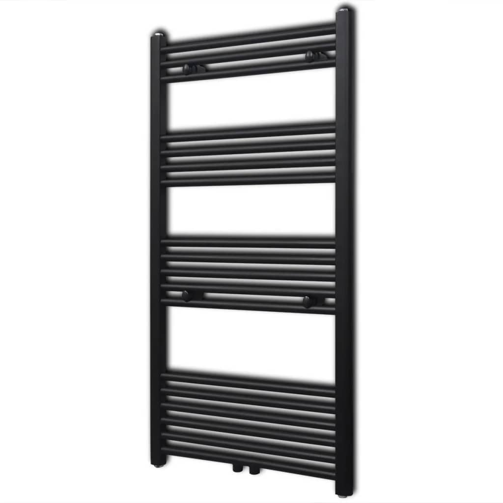 8718475947233_a_en_hd_1 Provira Radiator / handdoekenrek recht 600x1160 mm zwart - Image 1