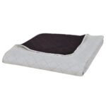 Provira Bedsprei gewatteerd dubbelzijdig 230x260 cm beige/bruin