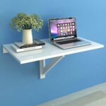 Provira Wandtafel inklapbaar 100x60 cm wit
