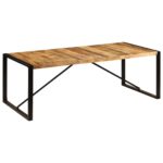 Provira Eettafel 220x100x75 cm massief mangohout