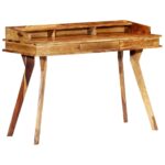 Provira Schrijftafel 115x50x85 cm massief sheeshamhout