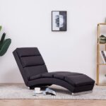 Provira Chaise longue kunstleer bruin