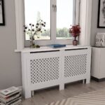 Provira Radiatorombouw 152x19x81,5 cm MDF wit