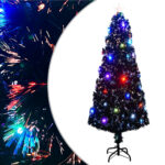 Provira Kerstboom met LED en standaard 240 cm glasvezel